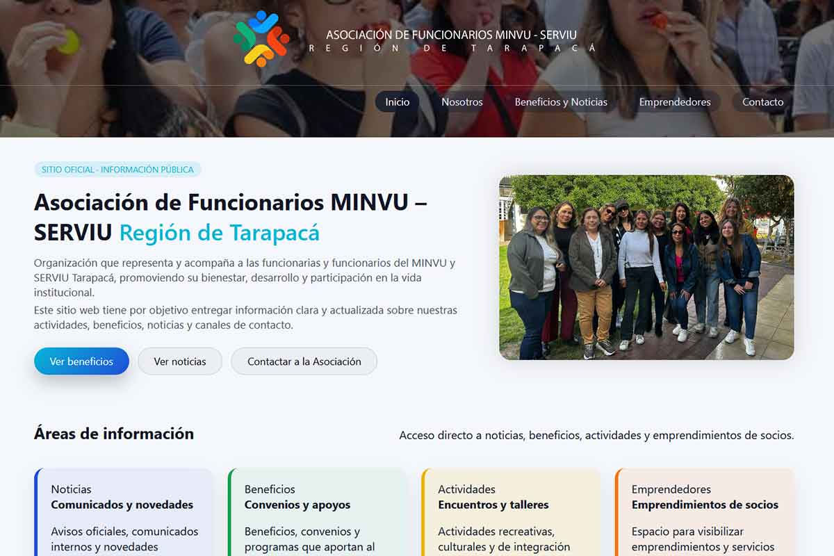 AF MINVU SERVIU Tarapacá